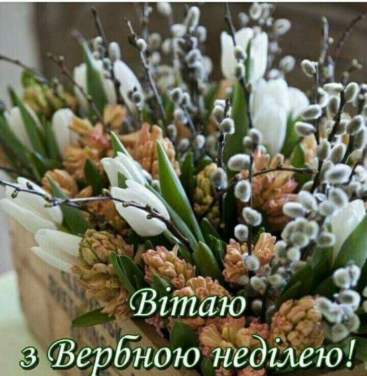 Привітання з Вербною неділею у прозі
